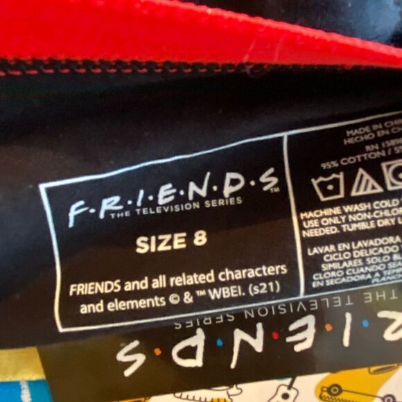 Warner’s Bros FRIENDS Girls Friends Underwear Brief 4 Pack - Picture 10 of 10